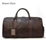 Men's Medium Leather Travel Duffel Bag