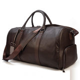 Men's Medium Leather Travel Duffel Bag