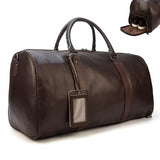 Men's Medium Leather Travel Duffel Bag