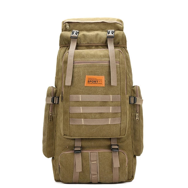 60L Large Military Molle Canvas Backpack — ERucks