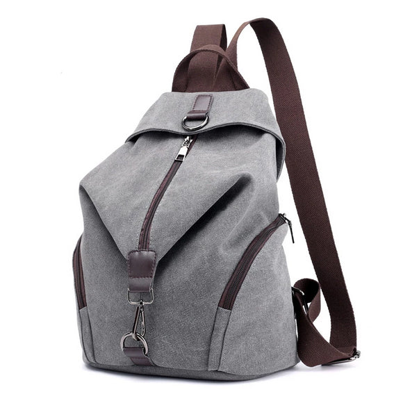 Women's Junie Style Canvas Backpack