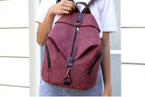 Women's Junie Style Canvas Backpack