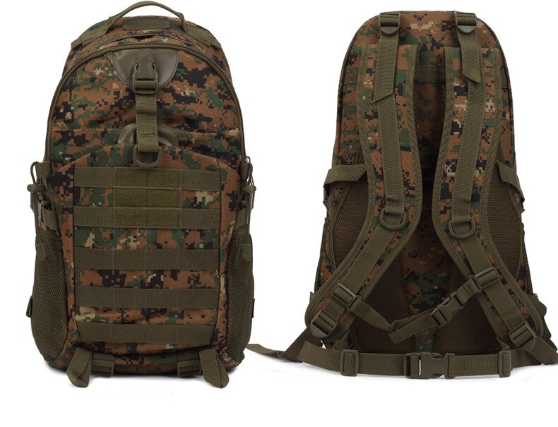 35L Tactical Camouflage Waterproof Military Molle Backpack