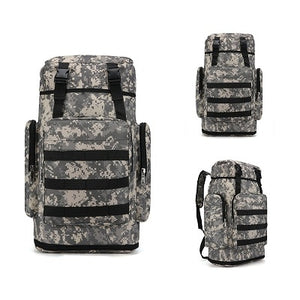 65L Large Capacity Hiking Camping Military Molle Backpack