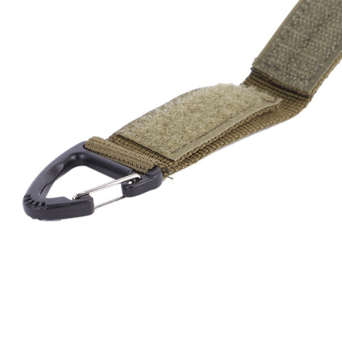 Nylon Molle Belt Hanging Carabiner Key Hook Strap Buckle