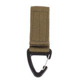 Nylon Molle Belt Hanging Carabiner Key Hook Strap Buckle