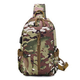 Military Style 5L Sling Backpack with USB Charging