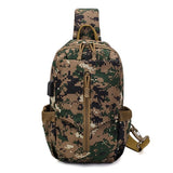 Military Style 5L Sling Backpack with USB Charging