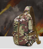 Military Style 5L Sling Backpack with USB Charging