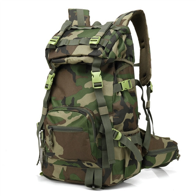 40L Tactical Military Camouflage 600D Backpack