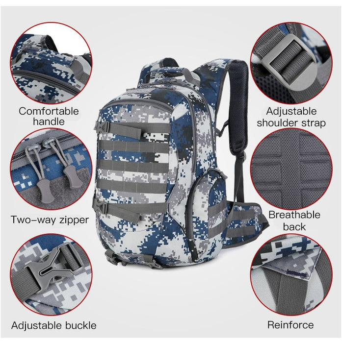 35L Military Molle Shell Style Backpack