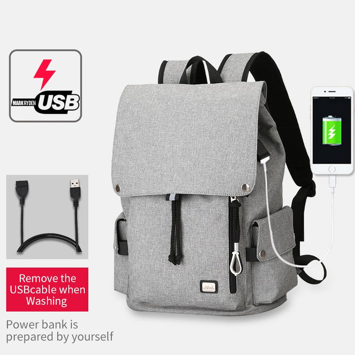 Mark Ryden Large Capacity Top Loading USB Charging School Backpack