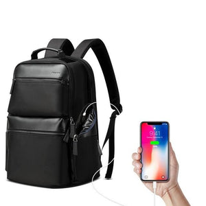 Women's Nylon Waterproof USB Charging 15.6 Inch Laptop Backpack