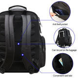 Men's Business Travel Large Capacity Expandable Backpack