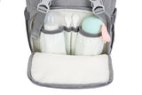 Maternity - Baby Diaper Organizer Backpack with Diaper Mat and USB Charging Port