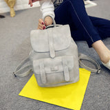 Women's Vegan Suede Leather Mini Backpack