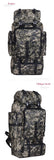 70L Large Camouflage Camping Trekking Backpack