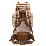 80L Outdoor Mountaineering Large Capacity Nylon "U" Internal Frame Camping Hiking Rucksack