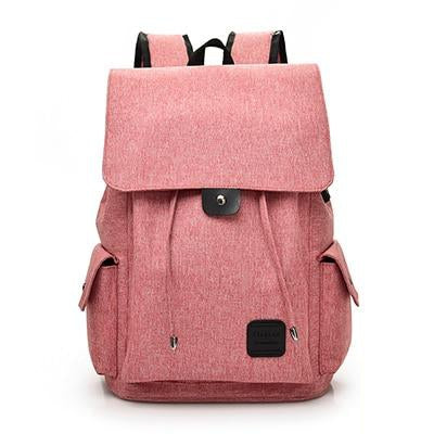 Women's Fashion 15" Travel Laptop Backpack with USB Charging