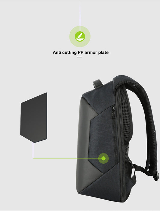 Men's Medium Anti-Theft Backpack with USB Charging