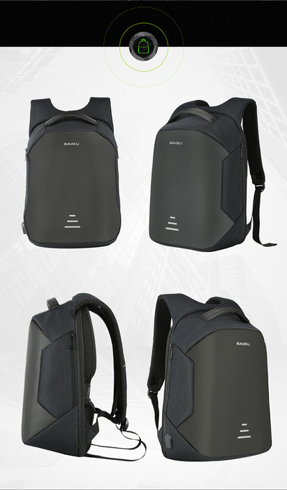 Men's Medium Anti-Theft Backpack with USB Charging