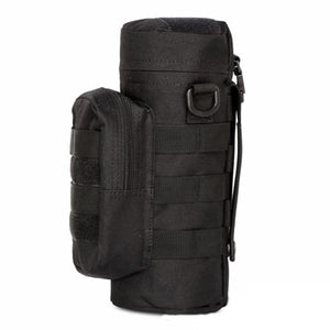 Molle Tactical Water Bottle Attachment with Zipper Pouch