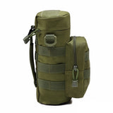 Molle Tactical Water Bottle Attachment with Zipper Pouch