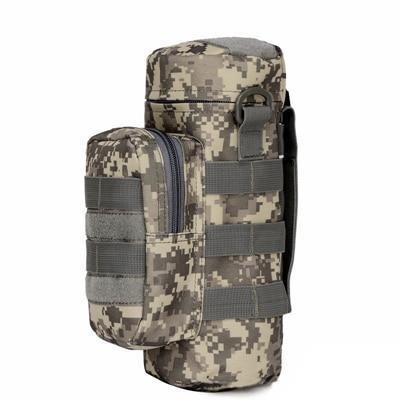 Molle Tactical Water Bottle Attachment with Zipper Pouch