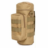 Molle Tactical Water Bottle Attachment with Zipper Pouch