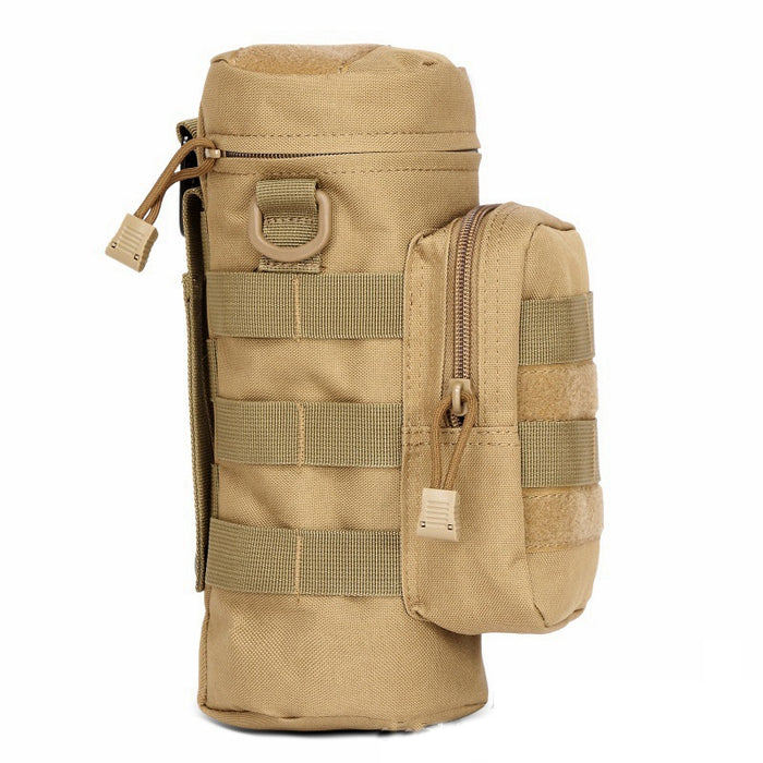 Molle Tactical Water Bottle Attachment with Zipper Pouch