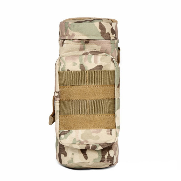 Molle Tactical Water Bottle Attachment with Zipper Pouch