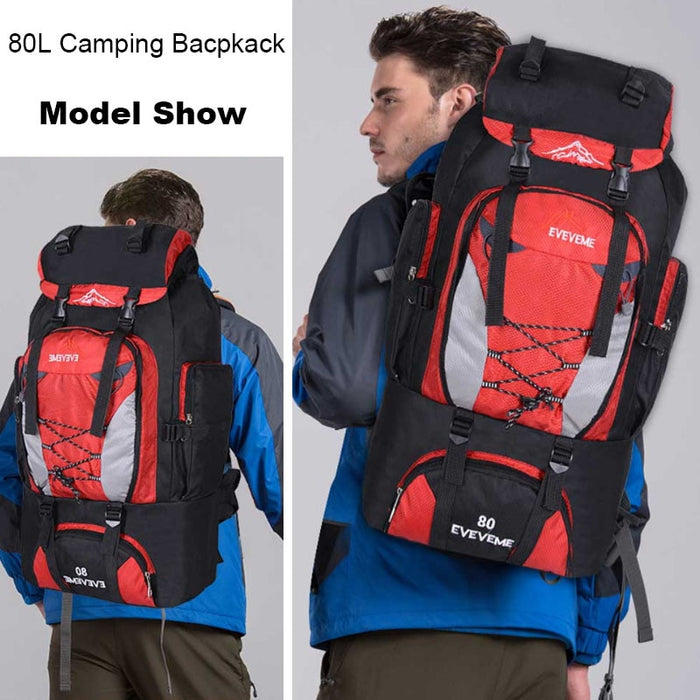 80L Camping Hiking Trekking Backpack