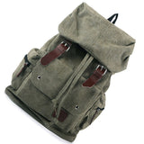 Vintage Canvas Traveler School Backpack