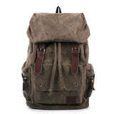 Vintage Canvas Traveler School Backpack