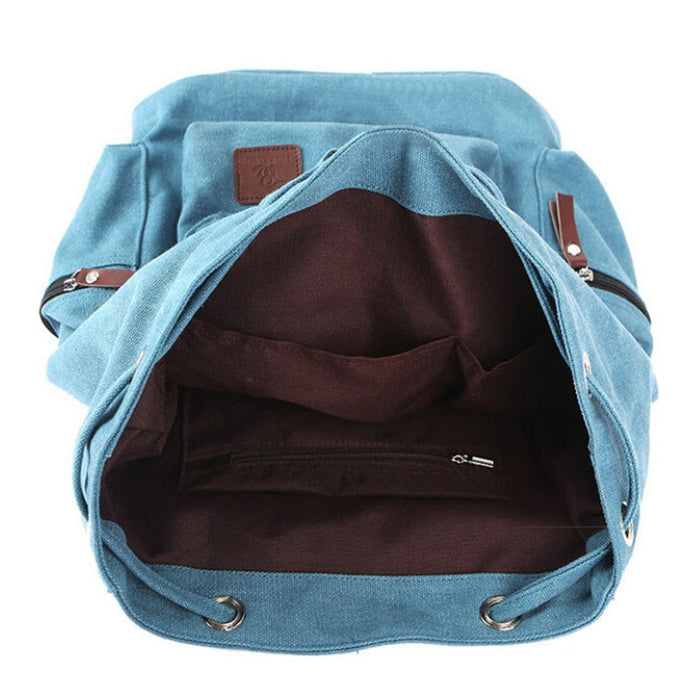 Vintage Canvas Traveler School Backpack