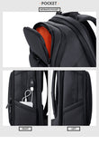 Men's Executive Large Sleek Backpack with USB Charging