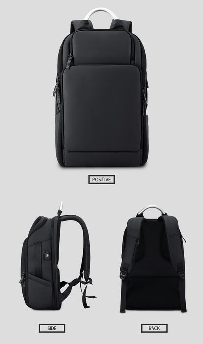 Men's Executive Large Sleek Backpack with USB Charging