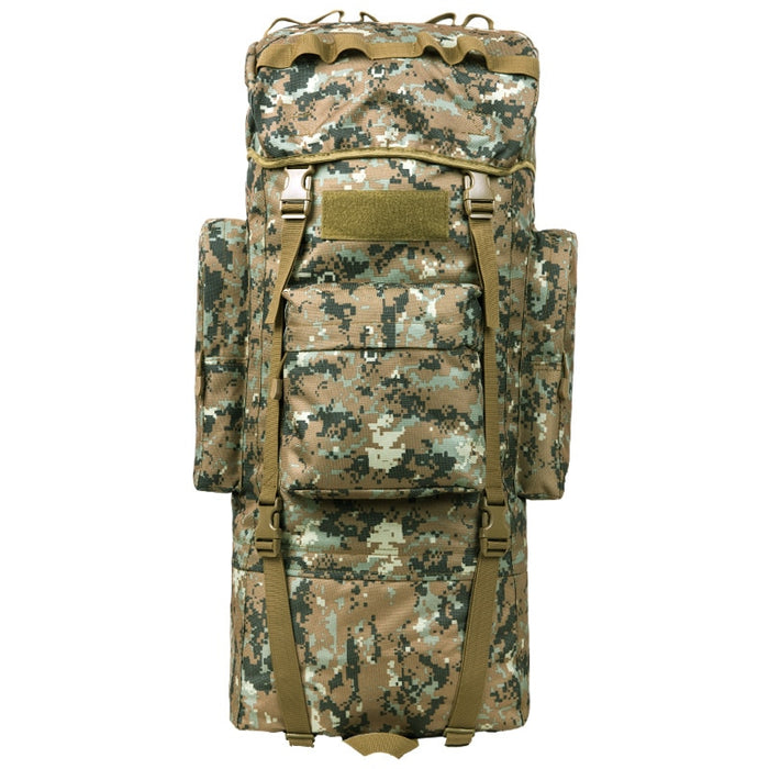 100L Internal Metal U Frame Military Rucksack Backpack Built-In Raincover