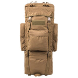 100L Internal Metal U Frame Military Rucksack Backpack Built-In Raincover