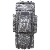 100L Internal Metal U Frame Military Rucksack Backpack Built-In Raincover