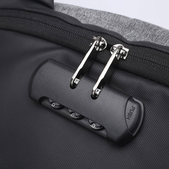 eRucks Men's Medium Anti-Theft 15" Laptop Backpack with USB Charging and TSA Lock