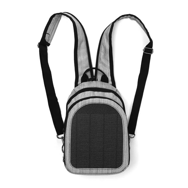 Solar Powered Ultralight Travel Backpack with USB Charging