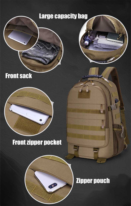 30L Military Molle Backpack with USB Charging