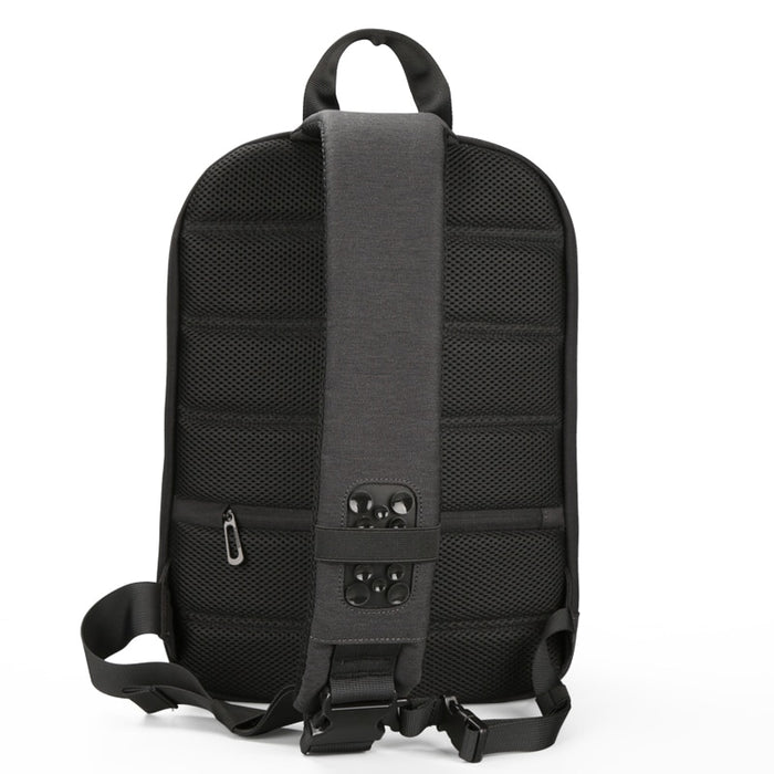 Men's Small Single Shoulder Cross Body 13" Laptop Backpack with USB Charging