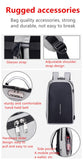 Men's Anti-Theft Backpack with USB Charging and Lock