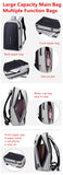 Men's Anti-Theft Backpack with USB Charging and Lock