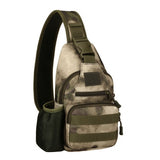 Molle Single Shoulder Sling Chest Backpack with USB Charging