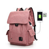 Women's Fashion 15" Travel Laptop Backpack with USB Charging