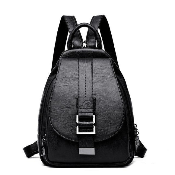 Women's Small Vegan Leather Backpack