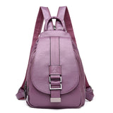 Women's Small Vegan Leather Backpack